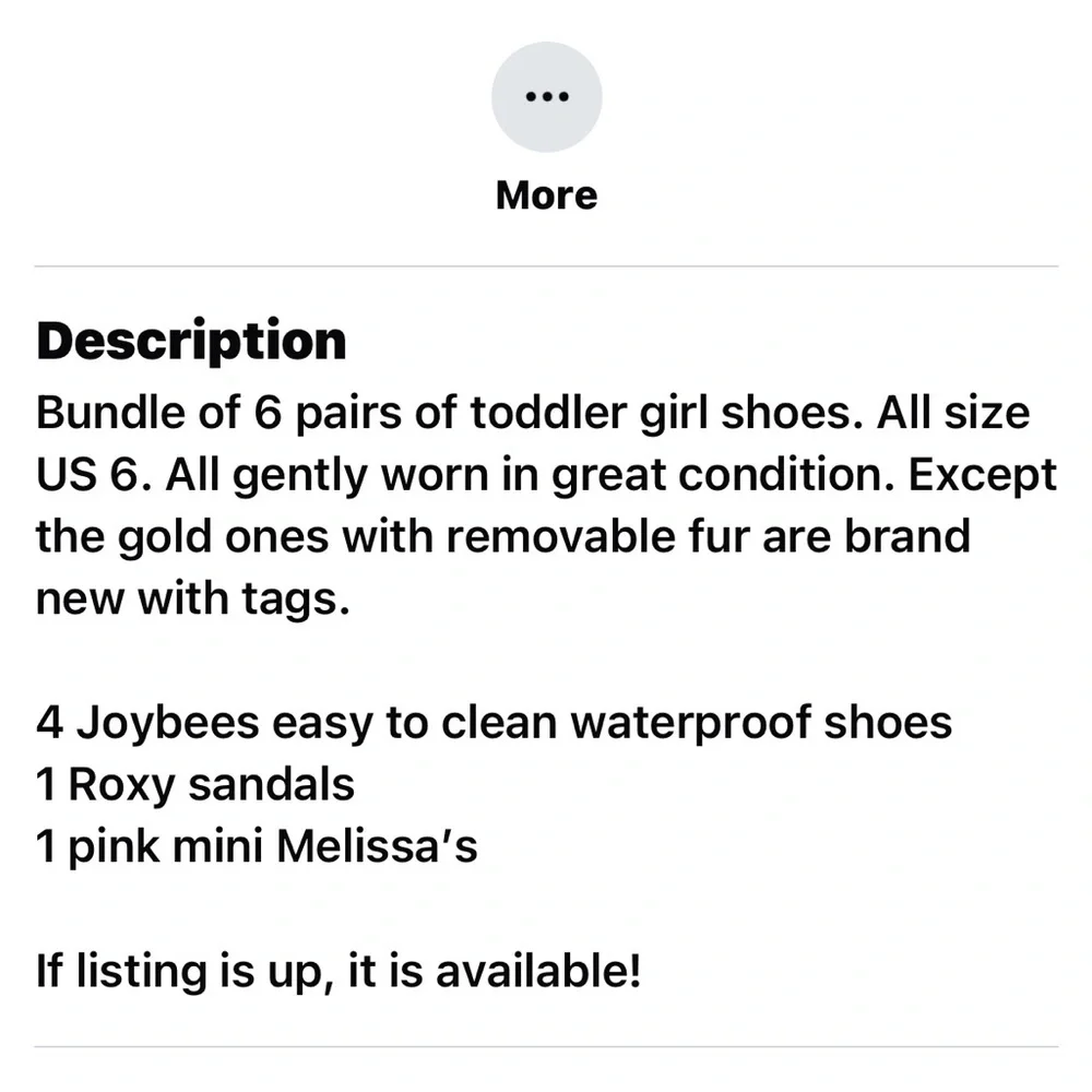 Bundle kids size 6 Stylish Kids Shoes - Picture 7 of 8